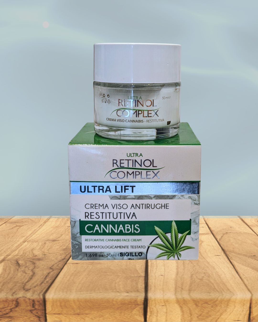 Restorative Facial Cream with Cannabis
