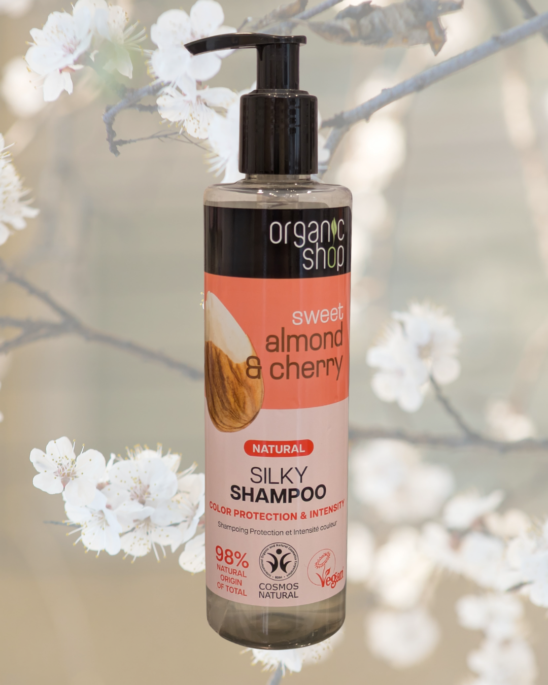 Silky Shampoo – Almond & Cherry (Colour Protection)