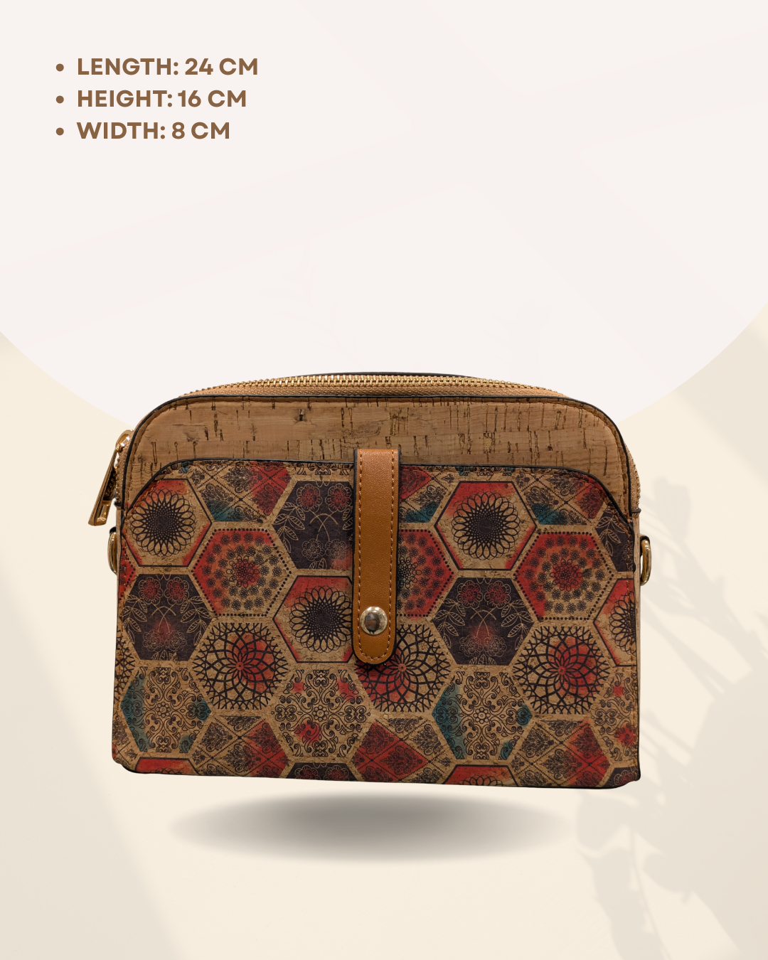 Mandala Print Cross-body Bag