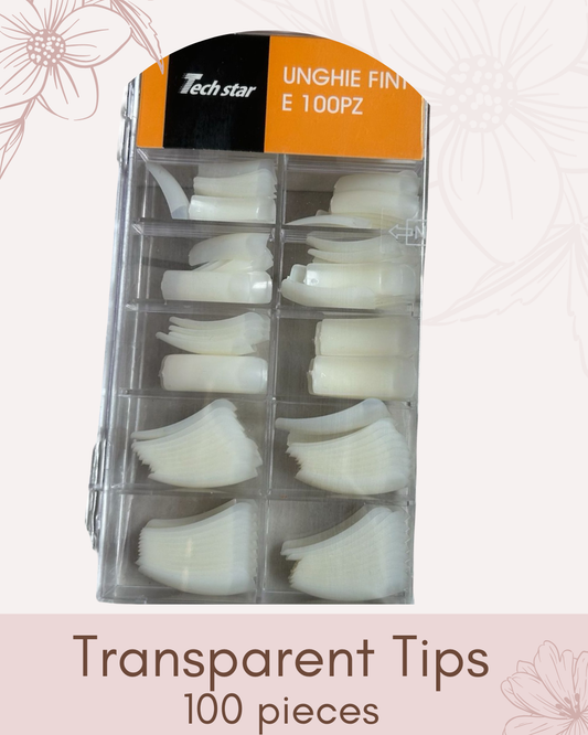 Nails tips transparentes