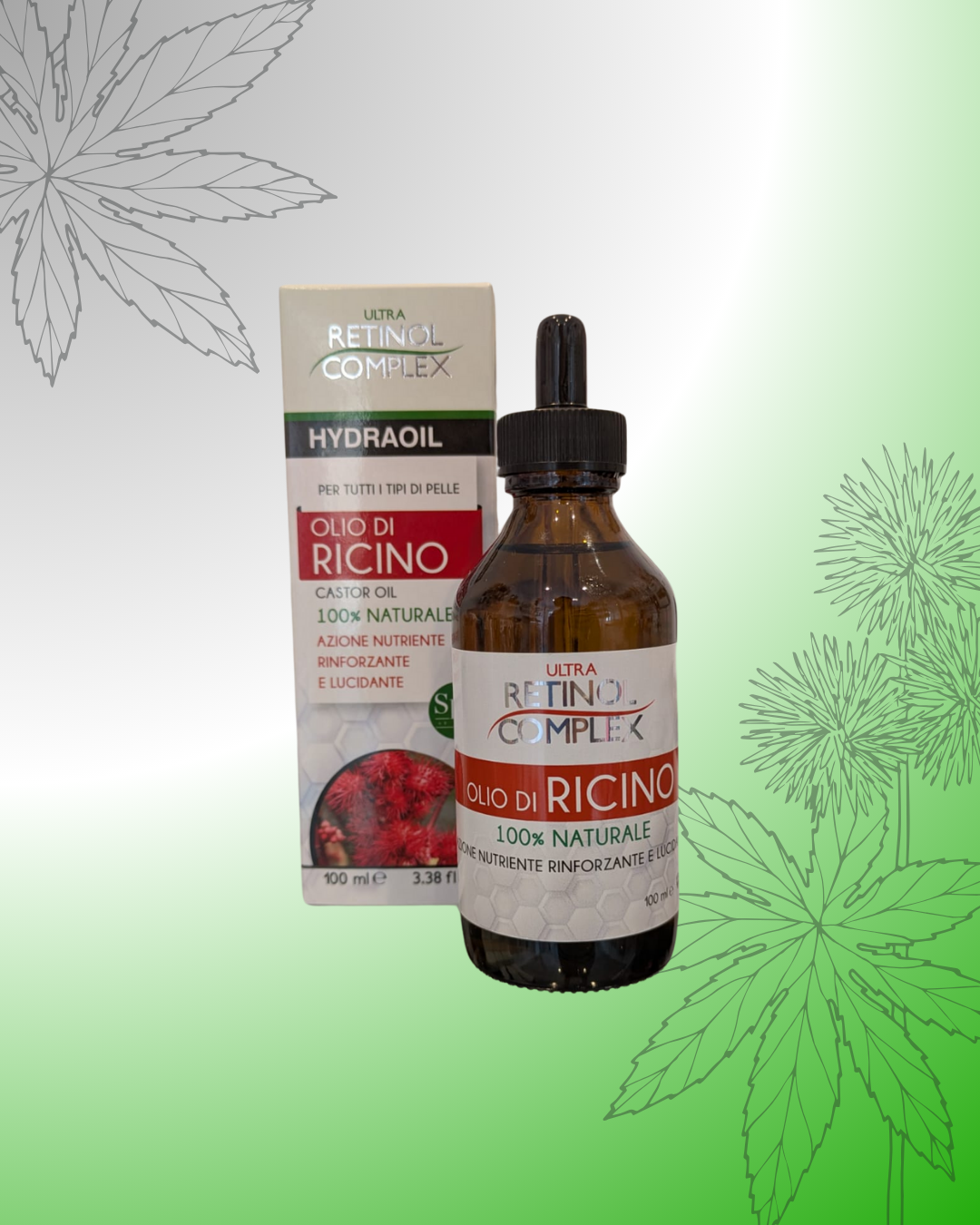 Pure Castor Oil - Natural Regenerating Treatment