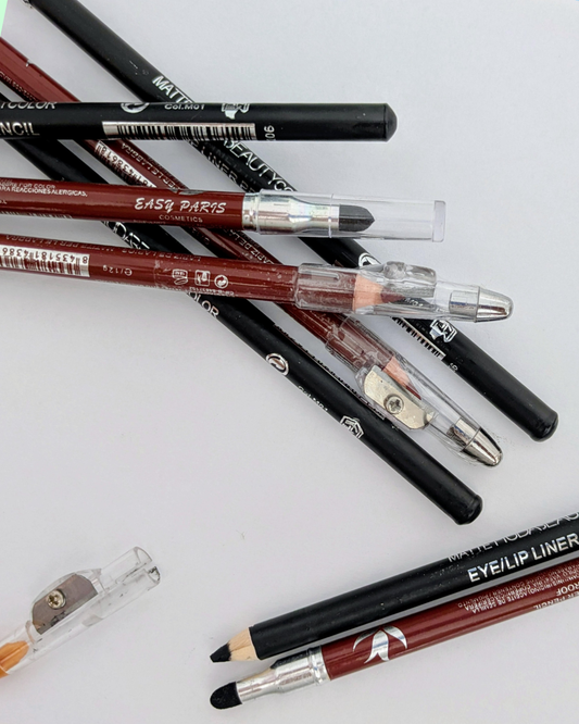 Eye/Lip Liner Pencil with Smudger and Sharpener