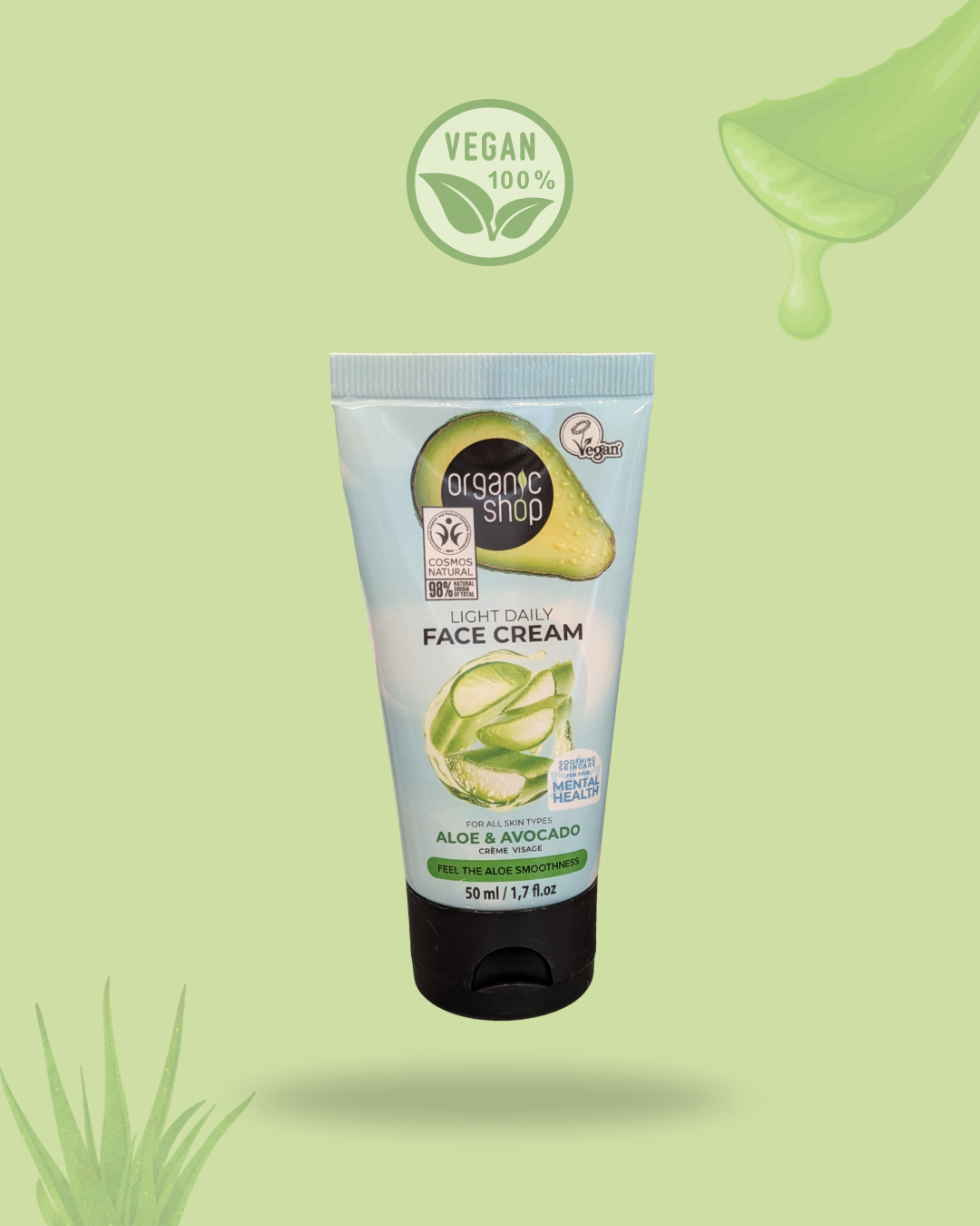 Set de cuidado facial: Aloe y aguacate