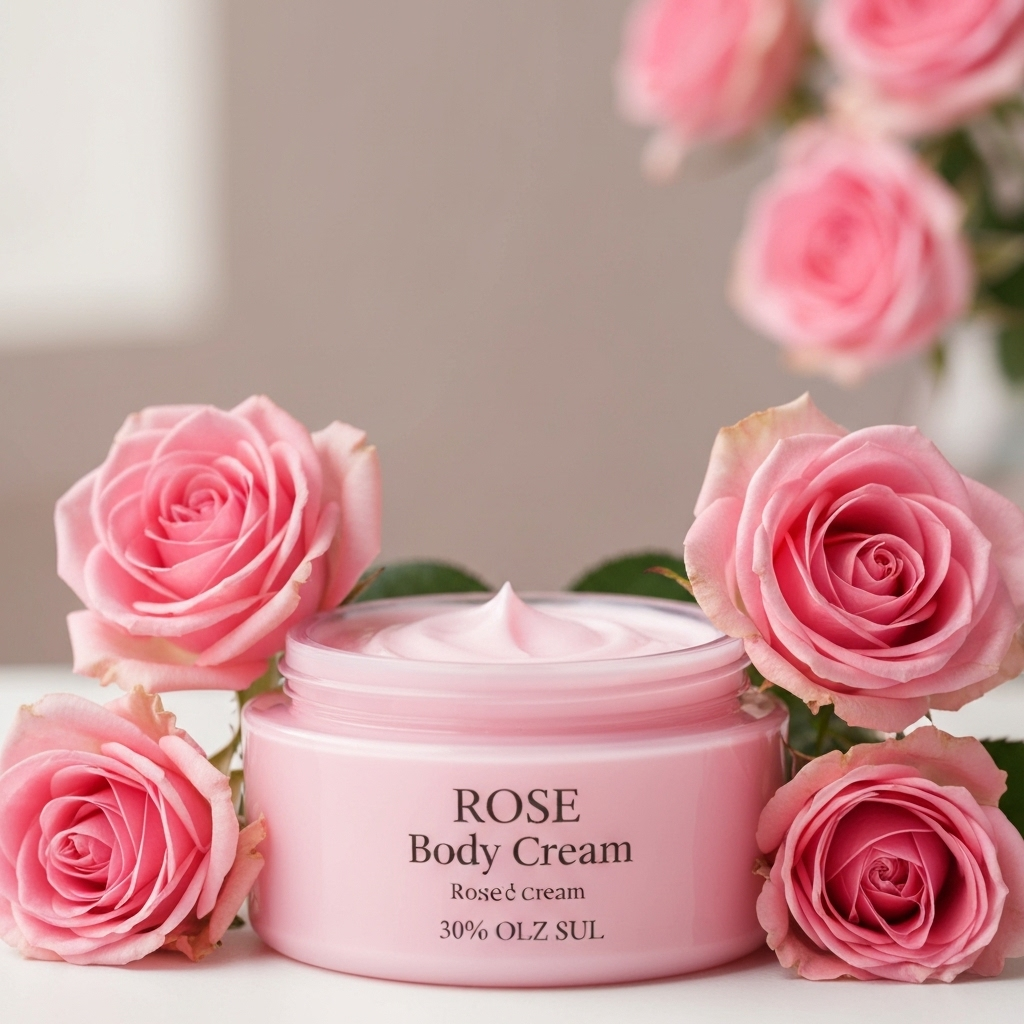Organic Rose Body Cream